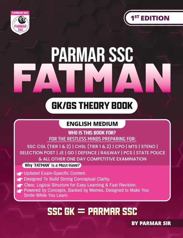 Parmar SSC Fatman GK/GS Theory Book